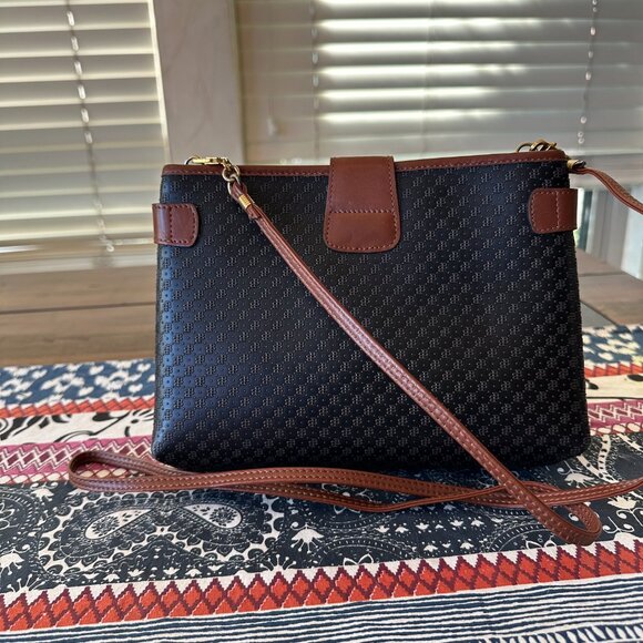 Bally Brown Leather and PVC Crossbody, Vintage, EUC - Picture 3 of 14